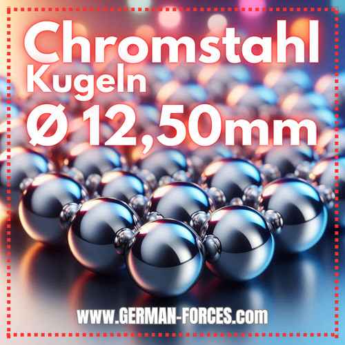 50x chromstahlkugeln mm - 50x, 12,5
