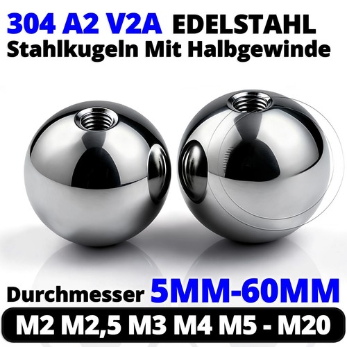 Edelstahl stahlkugeln mit - edelstahl, m2