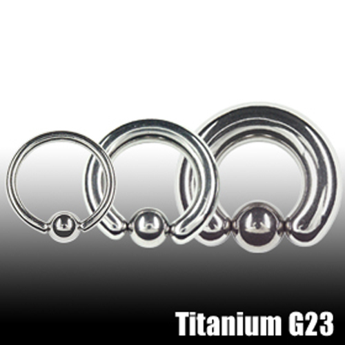 5mm titan klemm kugel ring - titan,